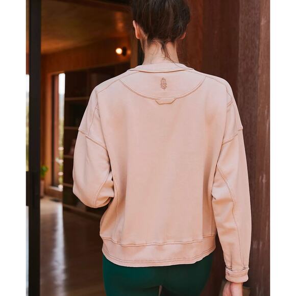 NWT Free People Movement x Hatch Intercept Maternity Pullover Desert Sand Small - Picture 2 of 9